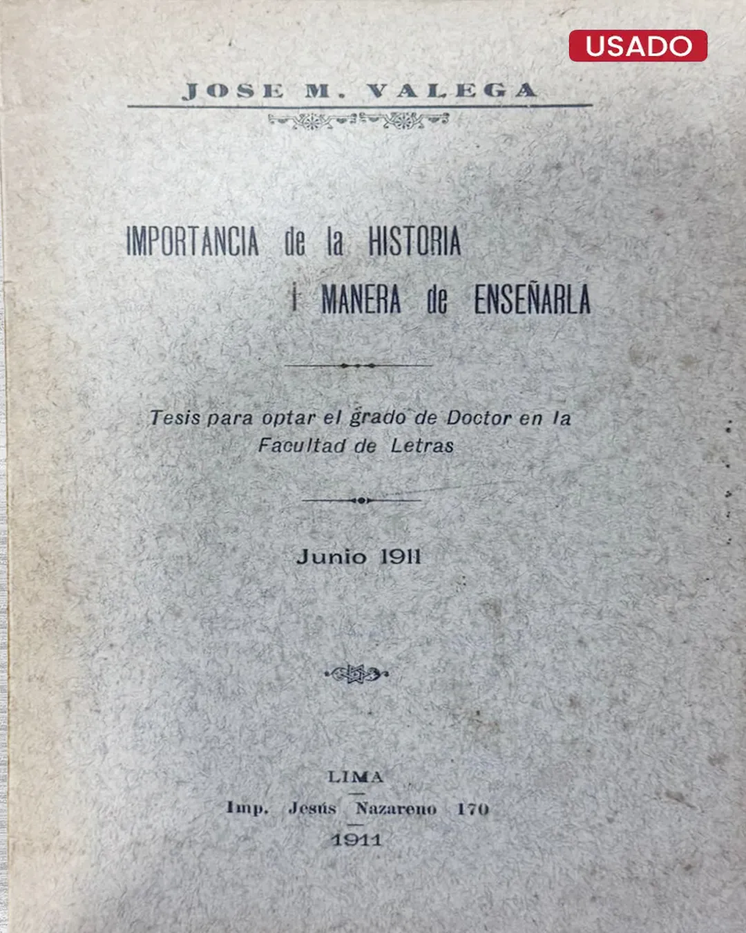 IMPORTANCIA DE LA HISTORIA I MANERA DE ENSEÑARLA