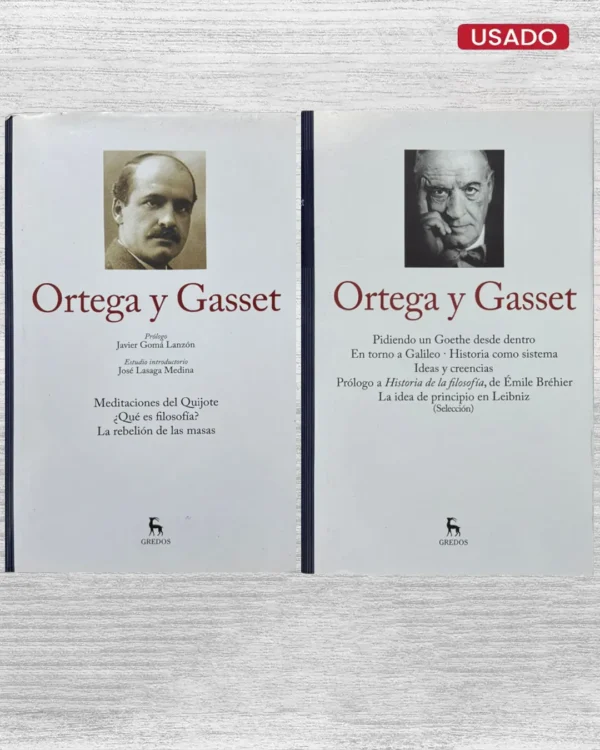 ORTEGA Y GASSET (2 TOMOS)