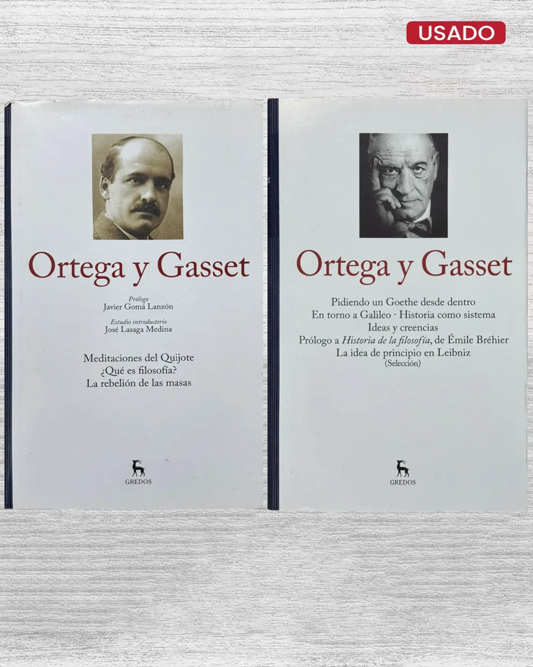 ORTEGA Y GASSET (2 TOMOS)