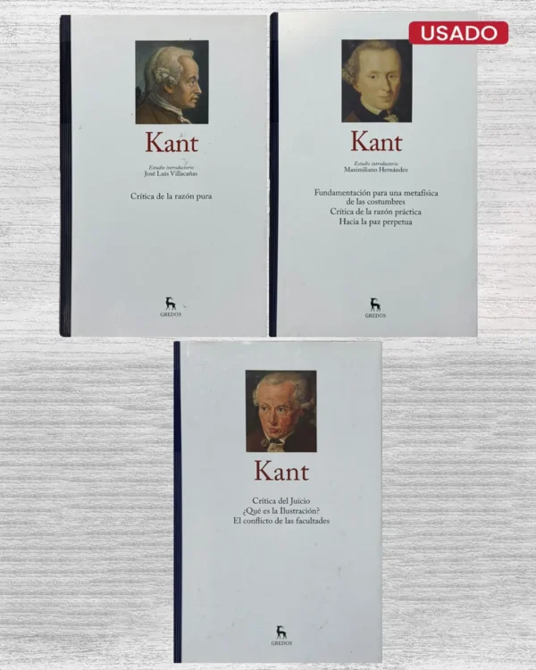 KANT. 3 TOMOS (EDICIÓN GREDOS)