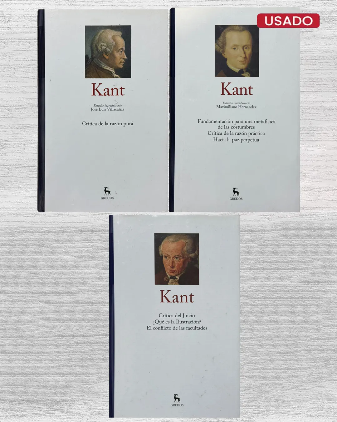 KANT. 3 TOMOS (EDICIÓN GREDOS)