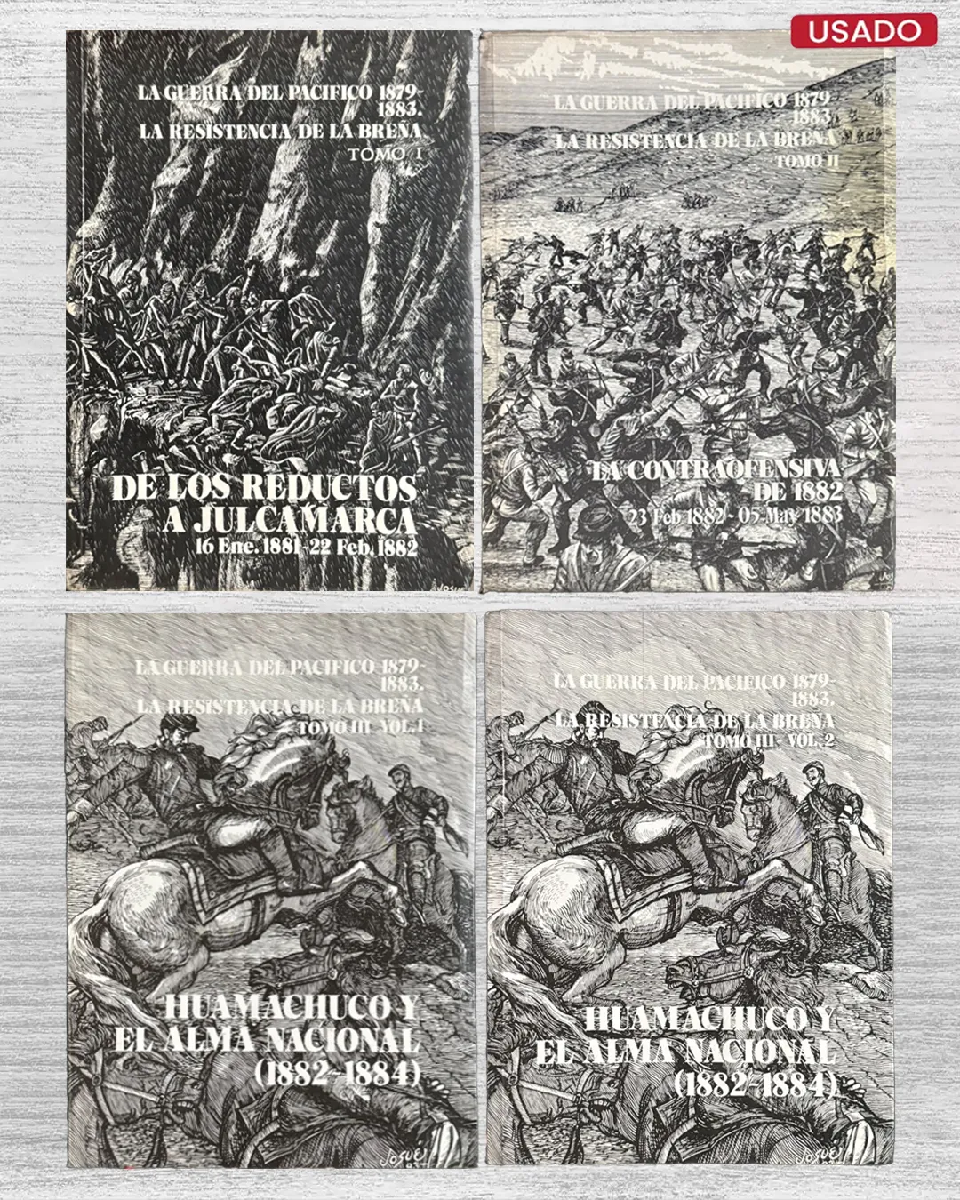 LA GUERRA DEL PACÍFICO 1879-1883: LA RESISTENCIA DE LA BREÑA (4 VOL.)