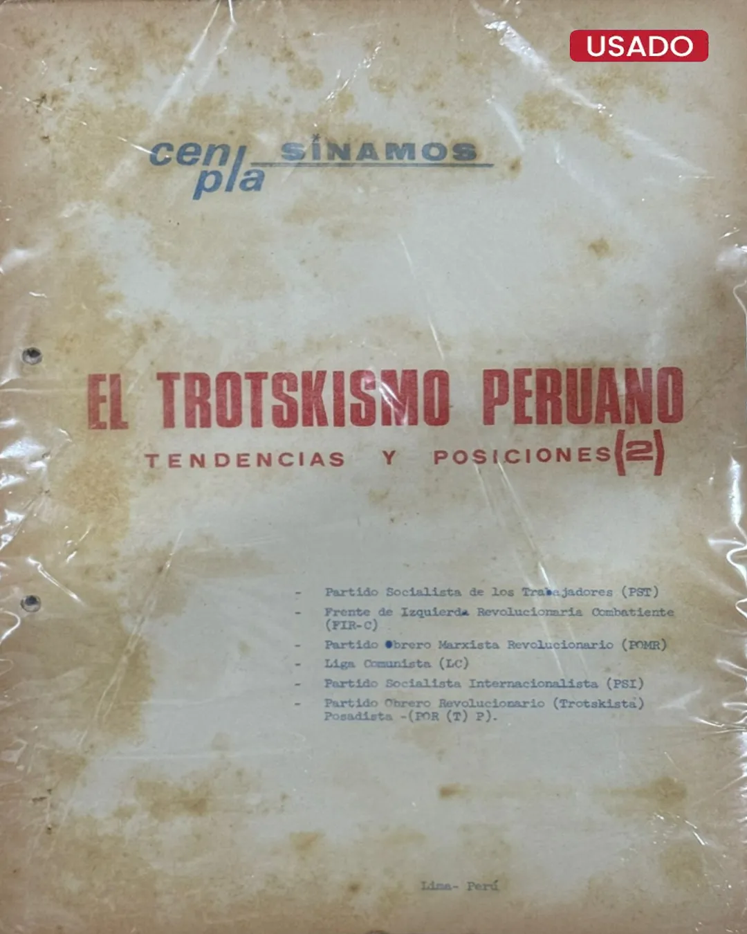 EL TROSTKISMO PERUANO (VOL. 1 Y 2) - Imagen 2