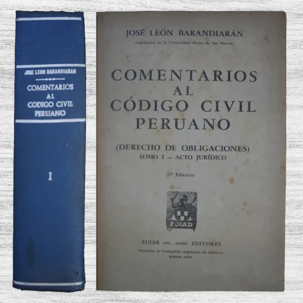 CÓDIGO CIVIL PERUANO (2 TOMOS)