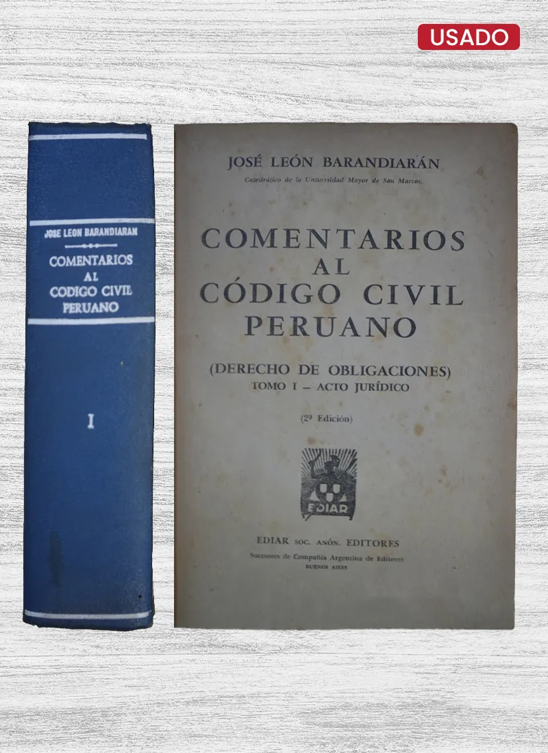 CÓDIGO CIVIL PERUANO (2 TOMOS)