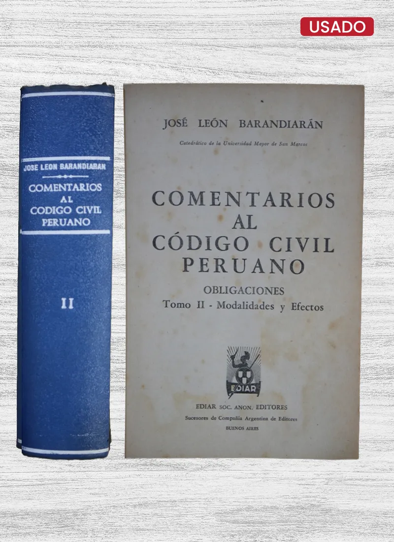 CÓDIGO CIVIL PERUANO (2 TOMOS) - Imagen 3