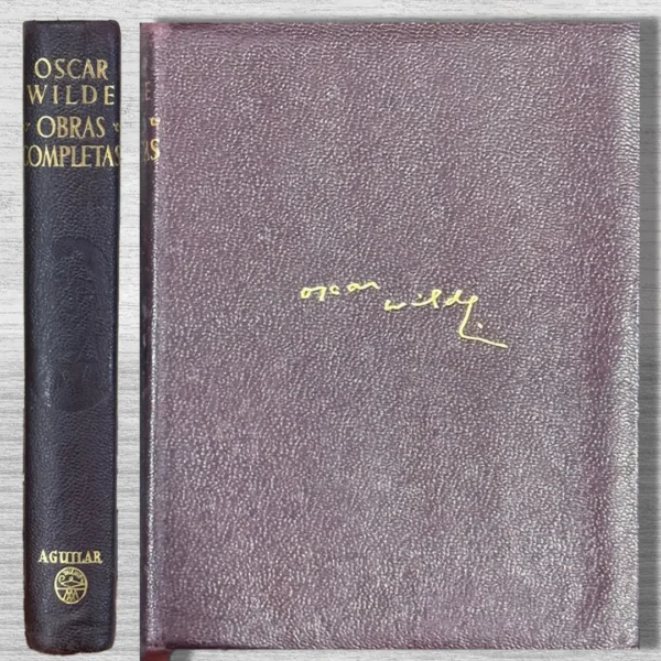 OSCAR WILDE, OBRAS COMPLETAS (EDICIÓN AGUILAR)