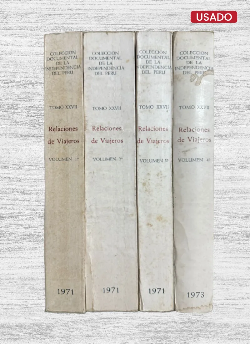 COLECCIÓN DOCUMENTAL DE LA INDEPENDENCIA - TOMO XXVII: RELACIONES DE VIAJEROS (4 TOMOS) - Imagen 5