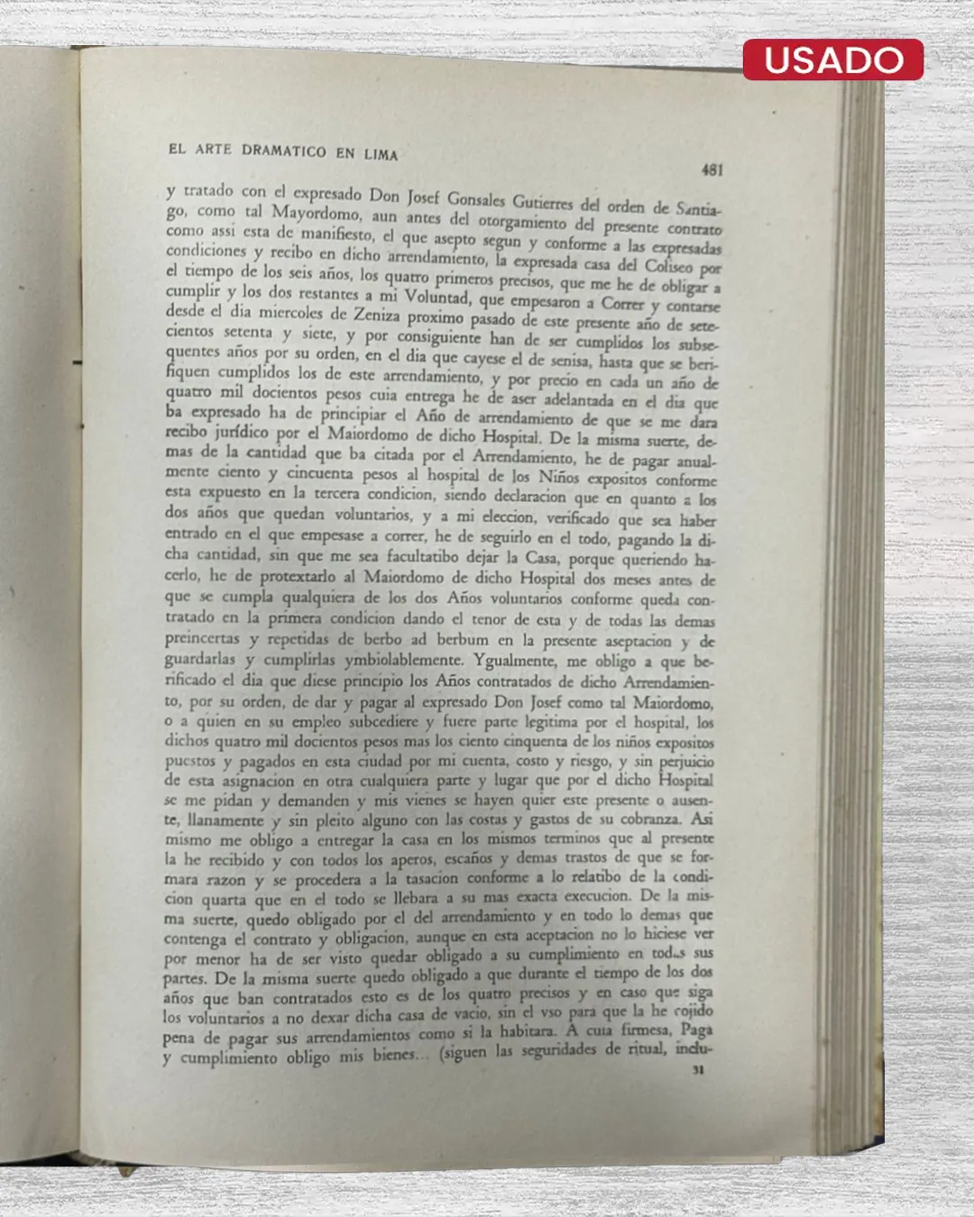 EL ARTE DRAMÁTICO EN LIMA, DURANTE EL VIRREINATO - Imagen 3