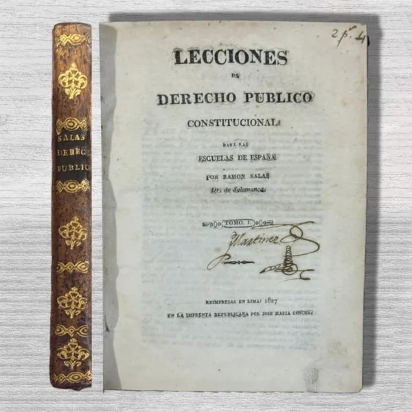 LECCIONES DE DERECHO PÚBLICO CONSTITUCIONAL