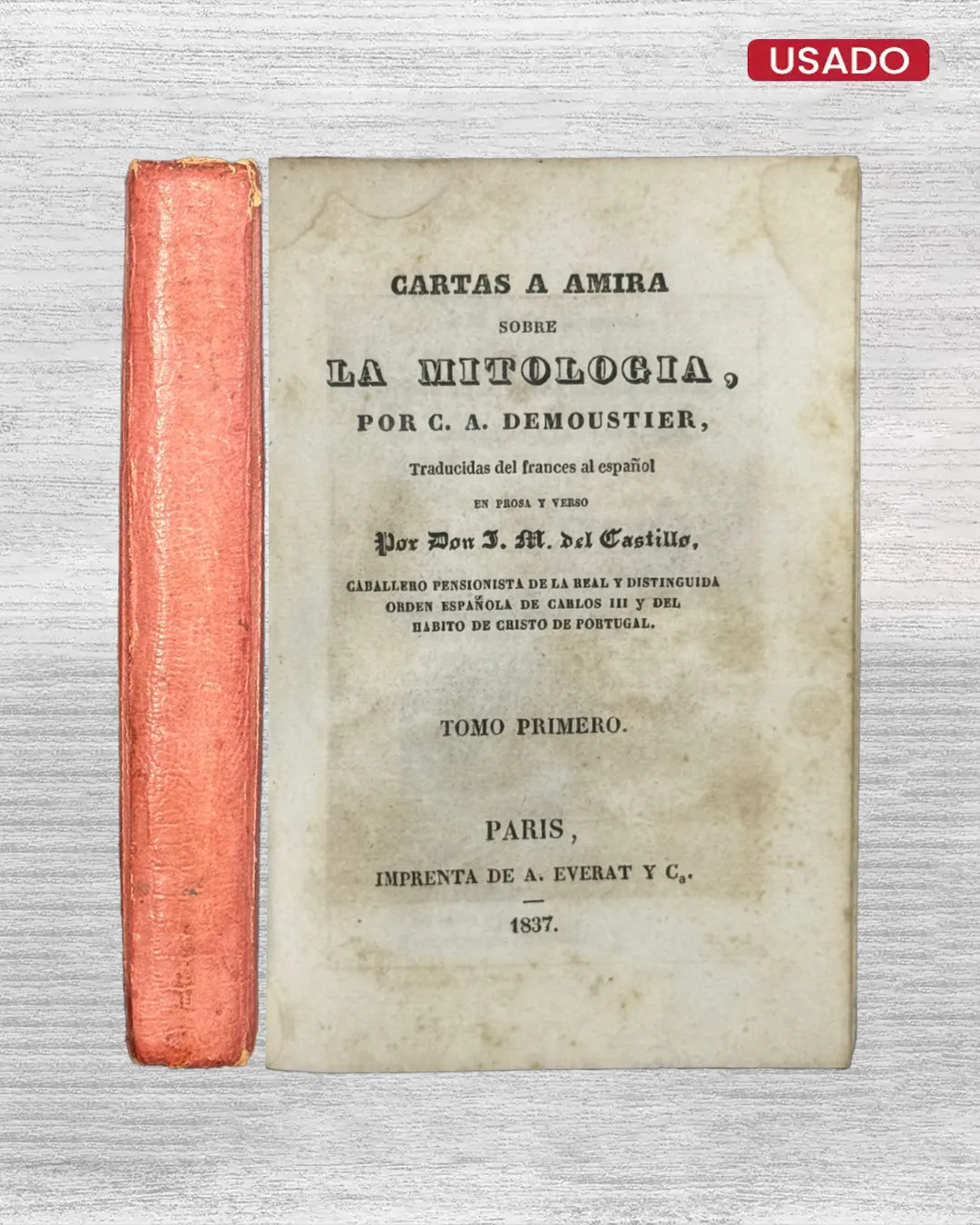 CARTAS A AMIRA SOBRE LA MITOLOGÍA (TOMO PRIMERO)