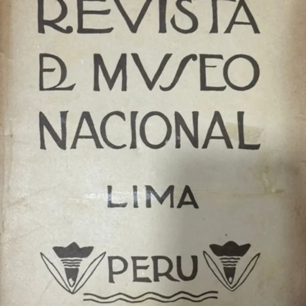 REVISTA DEL MUSEO NACIONAL (1932) N°1