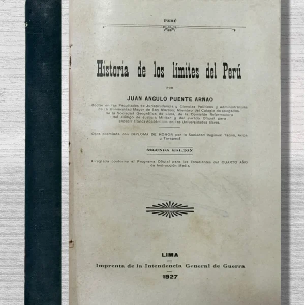 HISTORIA DE LOS LÍMITES DEL PERÚ