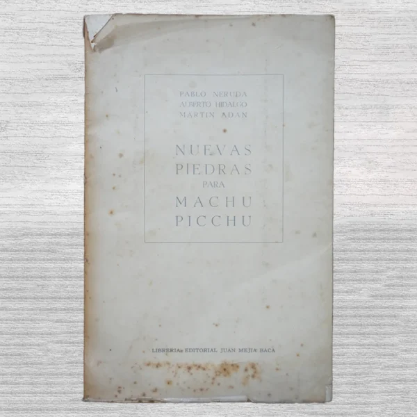 NUEVAS PIEDRAS PARA MACHU PICCHU