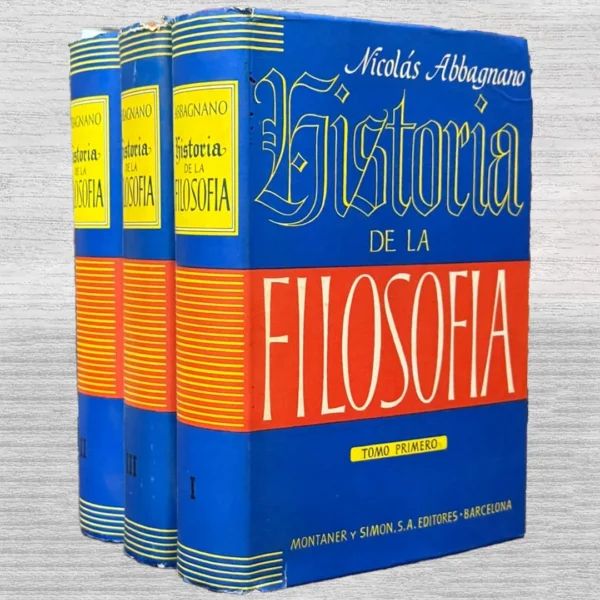 HISTORIA DE LA FILOSOFÍA (TRES TOMOS)
