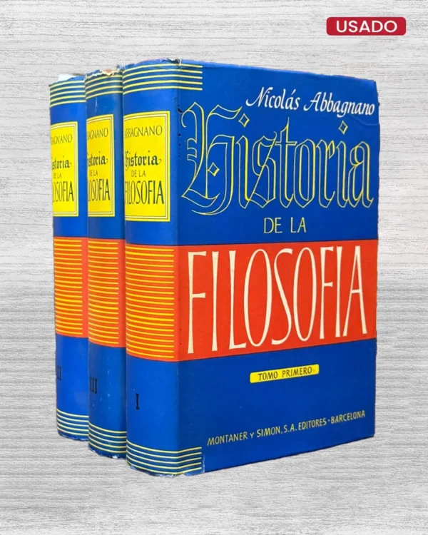 HISTORIA DE LA FILOSOFÍA (TRES TOMOS)