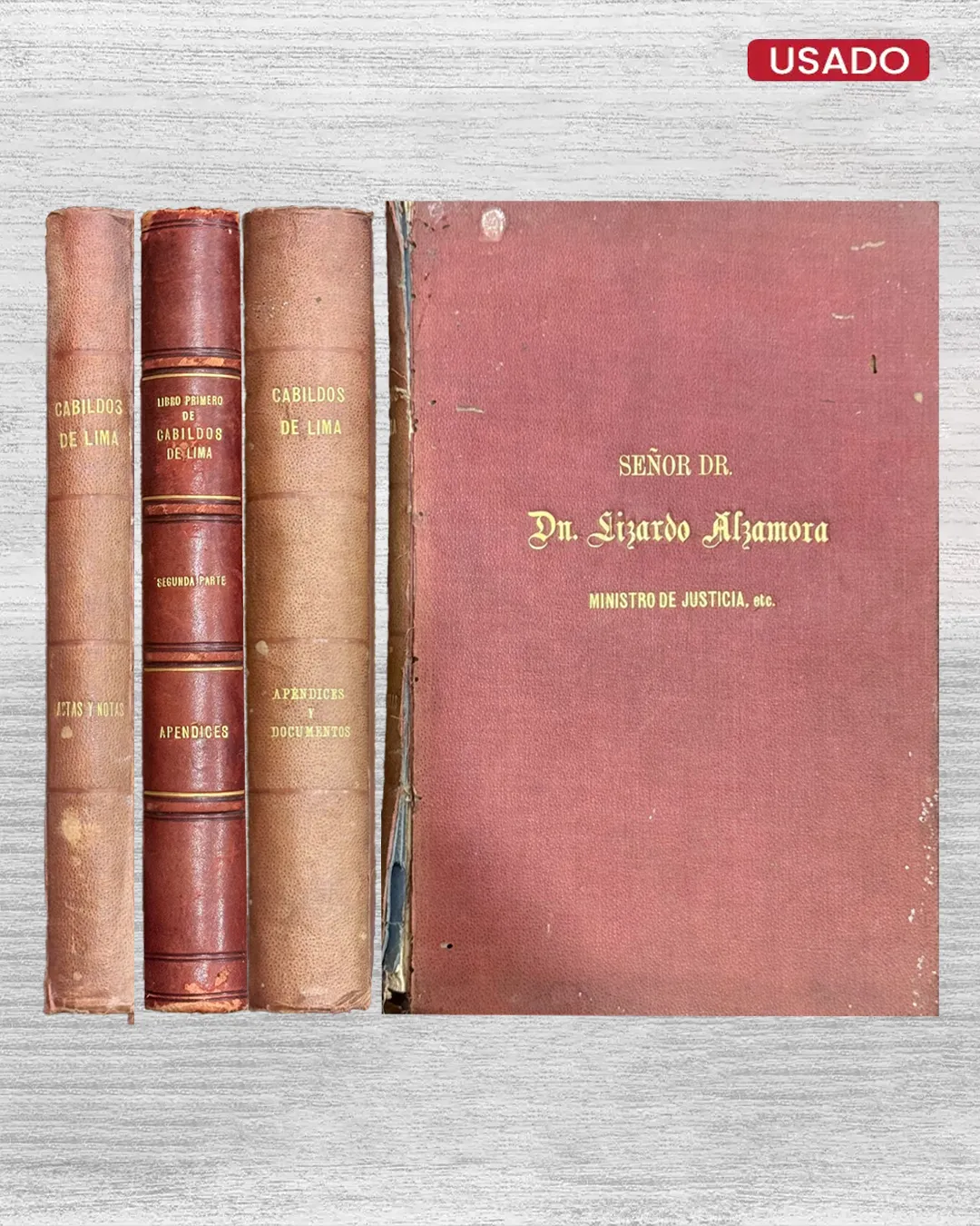 LIBRO PRIMERO DE CABILDOS DE LIMA DESCIFRADO Y ANOTADO (LIBRO PRIMERO SEGUNDA PARTE APÉNDICES Y DOCUMENTOS / ACTAS Y NOTAS)