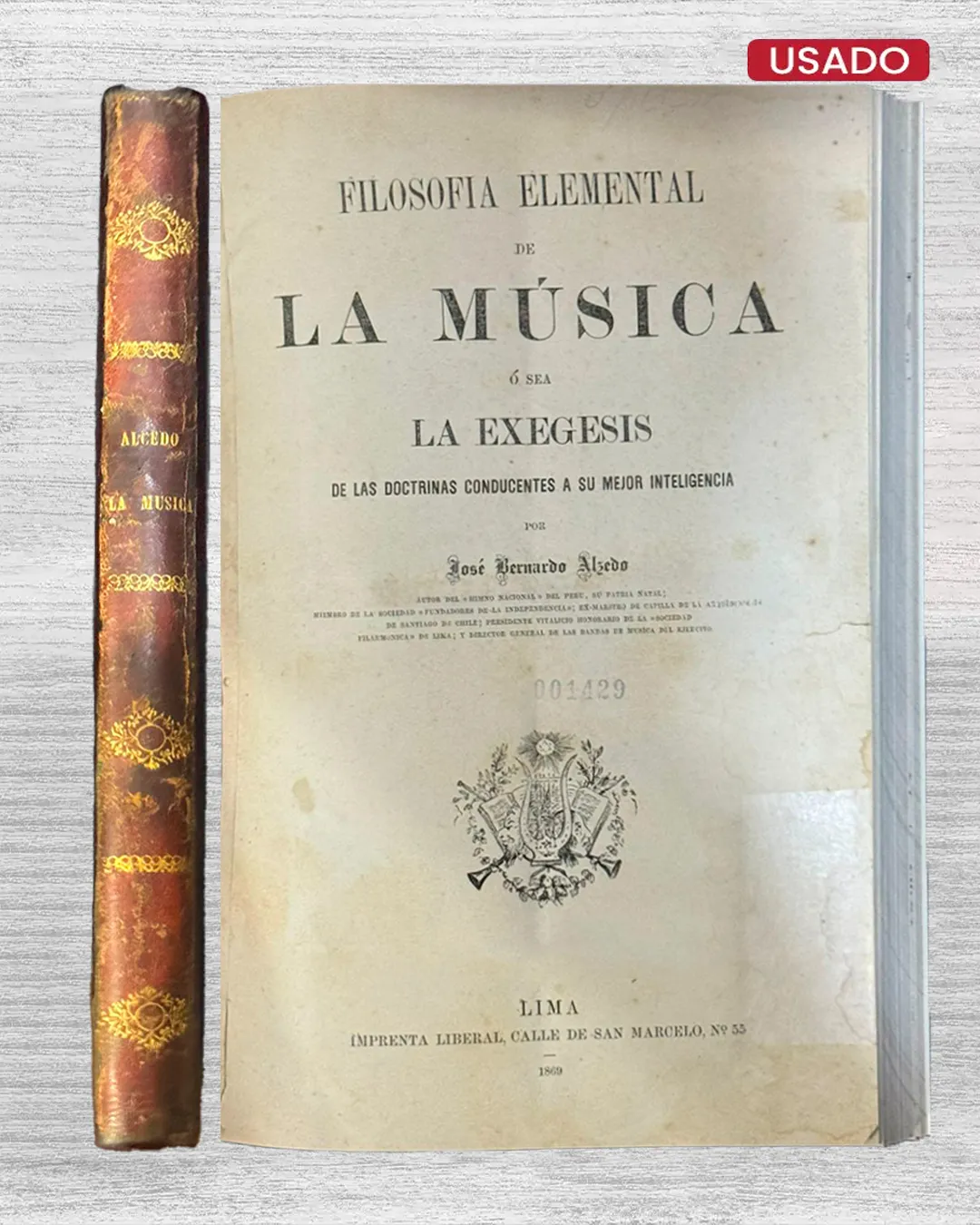 FILOSOFÍA ELEMENTAL DE LA MÚSICA Ó SEA LA EXÉGESIS DE LAS DOCTRINAS CONDUCENTES A SU MEJOR INTELIGENCIA
