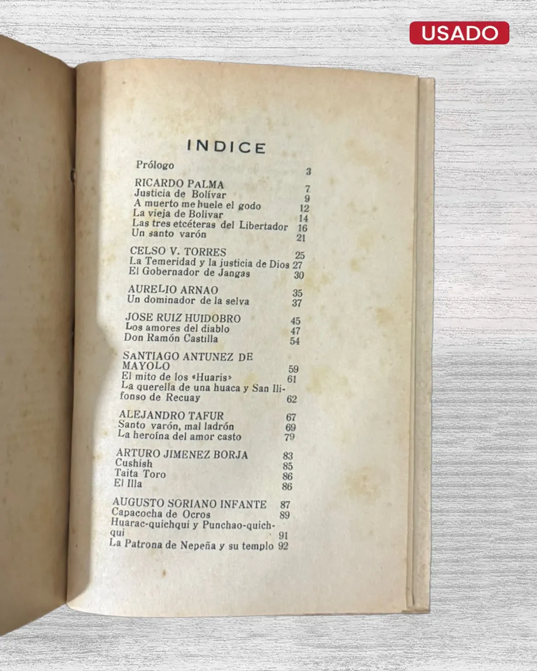 ANTOLOGÍA DE LA TRADICIÓN Y LA LEYENDA ANCASHINAS - Imagen 2