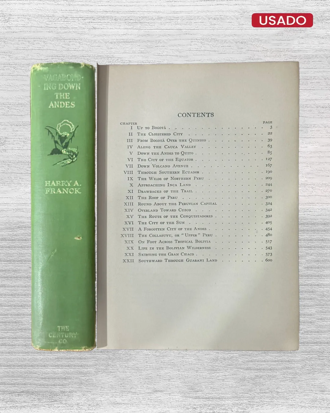 VAGABONDING DOWN THE ANDES (TEXTO EN INGLÉS) - Imagen 2