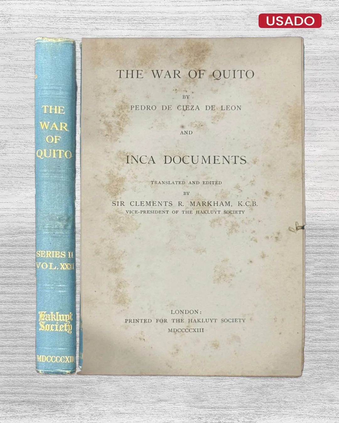 THE WAR OF QUITO AND INCA DOCUMENTS (TEXTO EN INGLES)