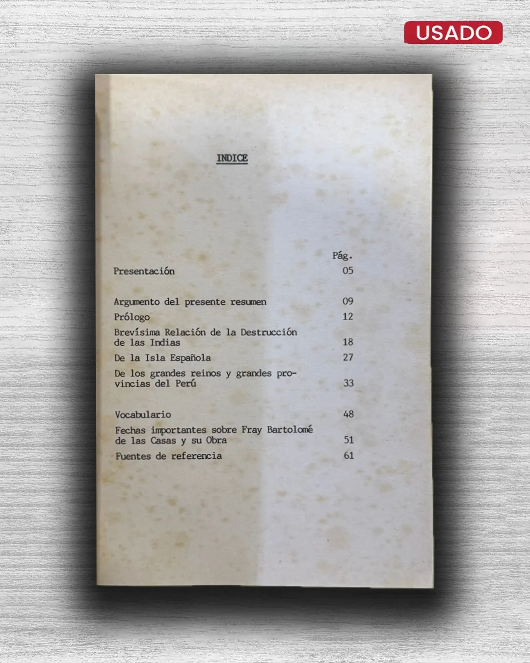 EL QUIPE: REVISTA DE LA RED DE BIBLIOTECAS RURALES DE CAJAMARCA NO.8 - BREVÍSIMA RELACIÓN DE LA DESTRUCCIÓN DE LAS INDIAS - Imagen 2