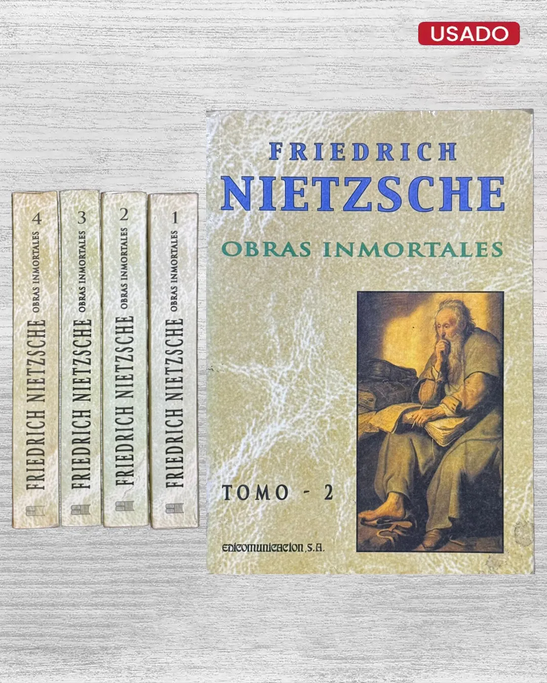 OBRAS INMORTALES: FRIEDRICH NIETZSCHE (4 TOMOS) - Imagen 4