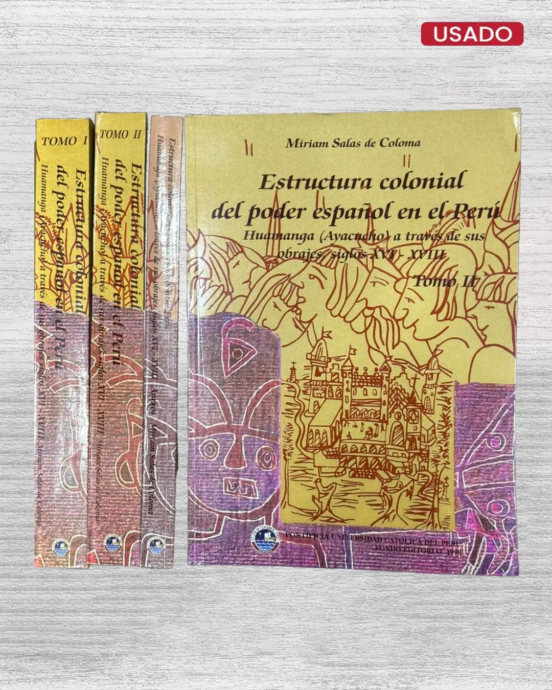 ESTRUCTURA COLONIAL DEL PODER ESPAÑOL EN EL PERÚ: HUAMANGA (AYACUCHO) A TRAVÉS DE SUS OBRAJES: SIGLOS XVI – XVIII" (2 VOL. Y ANEXOS) - Imagen 2