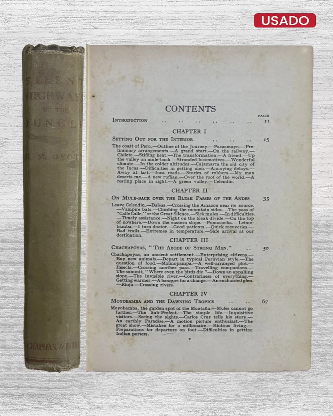 SILENT HIGHWAYS OF THE JUNGLE. BEING THE ADVENTURES OF AN EXPLORER IN THE ANDES AND ALONG THE UPPER REACHES OF THE AMAZON (1924) - Imagen 3