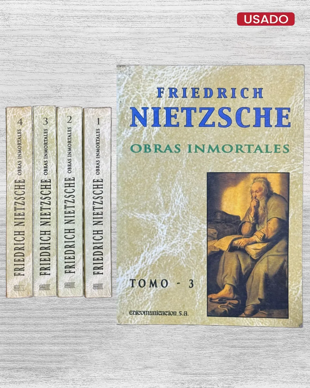 OBRAS INMORTALES: FRIEDRICH NIETZSCHE (4 TOMOS) - Imagen 3