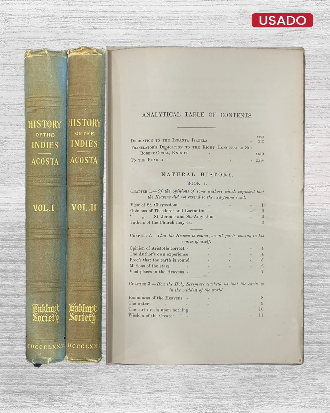THE NATURAL & MORAL HISTORY OF THE INDIES (2 VOLUMENES) - TEXTO EN INGLÉS - Imagen 4