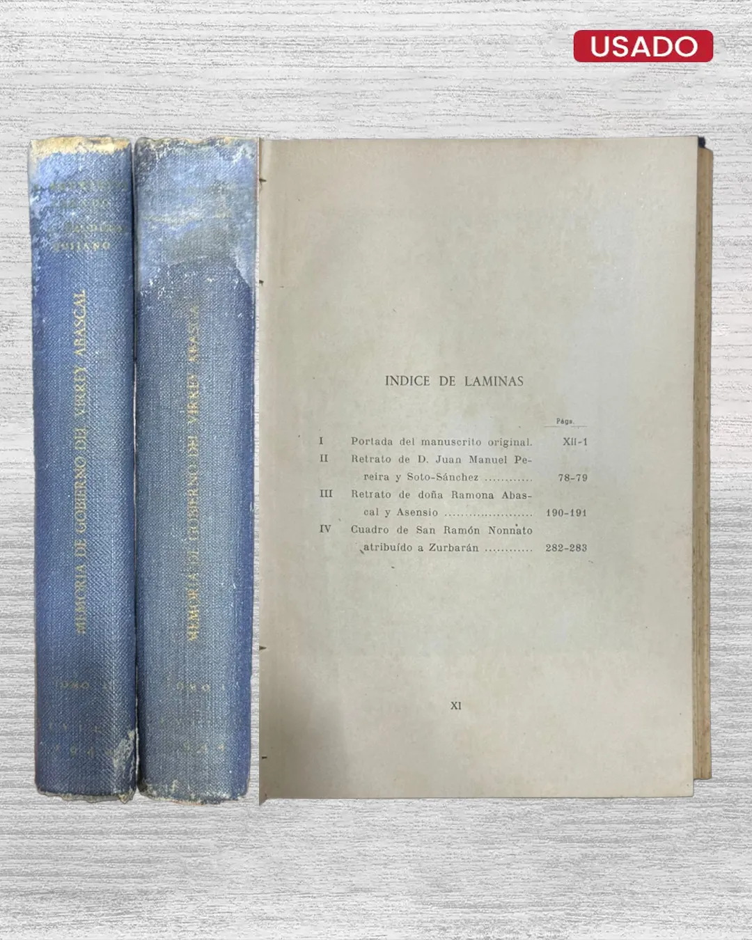 MEMORIA DE GOBIERNO: JOSE FERNANDO DE ABASCAL Y SOUSA, VIRREY DEL PERU = 1806 – 1816 (2 TOMOS) - Imagen 6