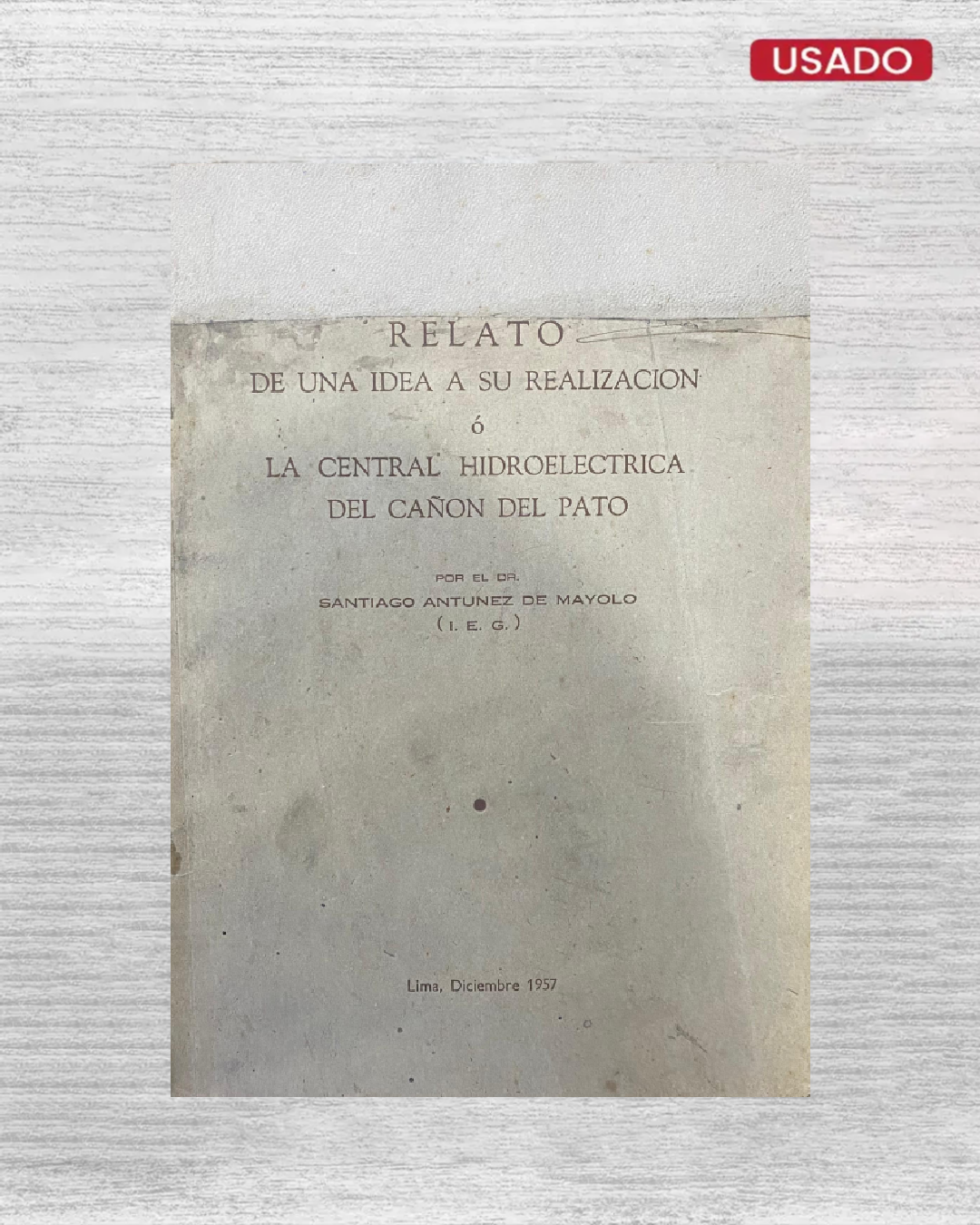 Relato de una idea a su realización: ó, la Central Hidroeléctrica del Cañón del Pato