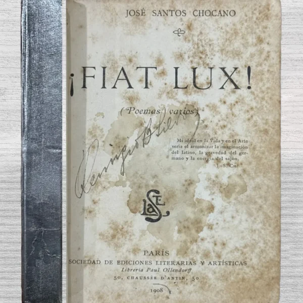 FIAT LUX! (POEMAS VARIOS)