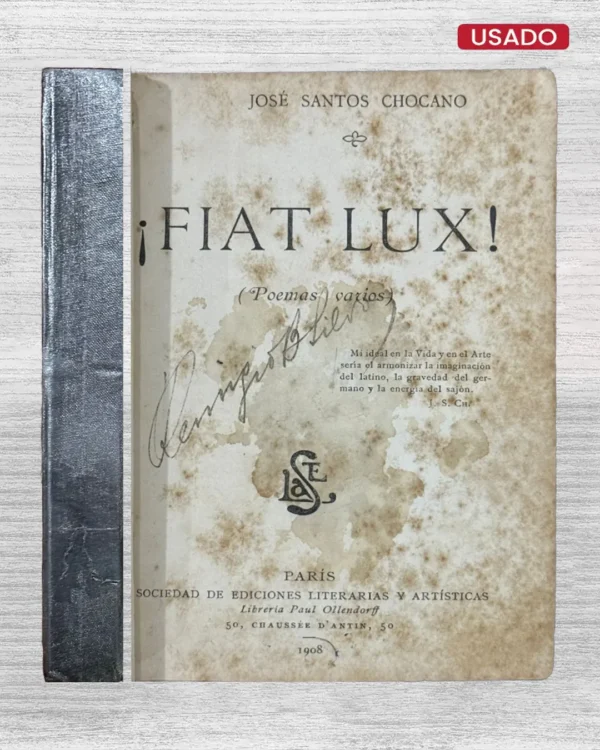 FIAT LUX! (POEMAS VARIOS)