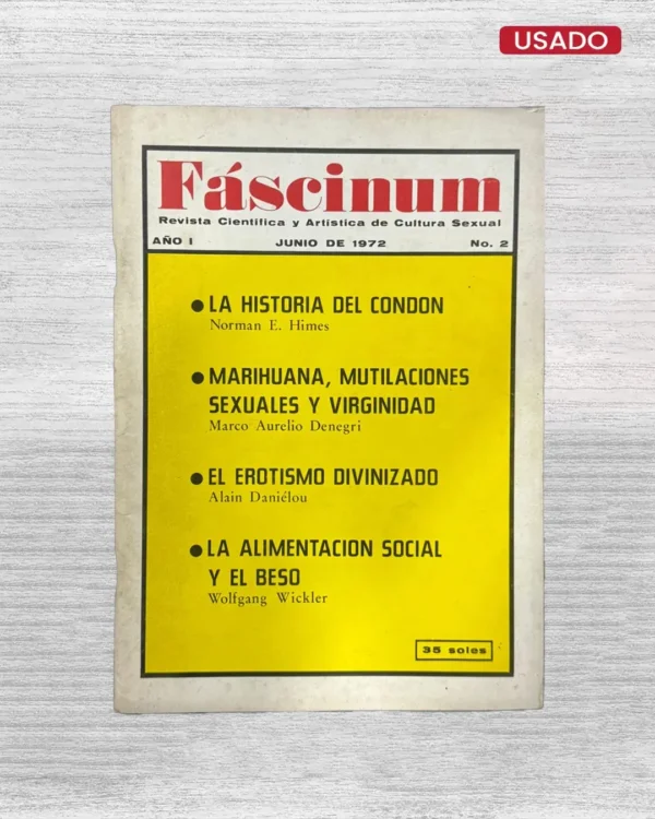 FÁSCINUM: REVISTA CIENTÍFICA Y ARTÍSTICA DE CULTURA SEXUAL – AÑO I – Nº 2