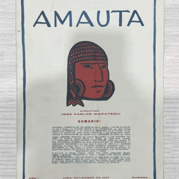 AMAUTA AÑO I – NUMERO I (SEMINARIO DIRIGIDO POR JOSE CARLOS MARIATEGUI)