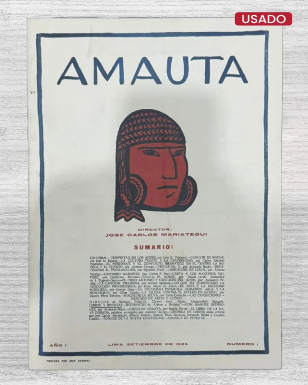 AMAUTA AÑO I – NUMERO I (SEMINARIO DIRIGIDO POR JOSE CARLOS MARIATEGUI)