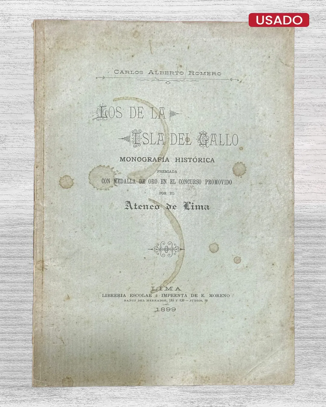 LOS DE LA ISLA DEL GALLO. MONOGRAFÍA HISTÓRICA