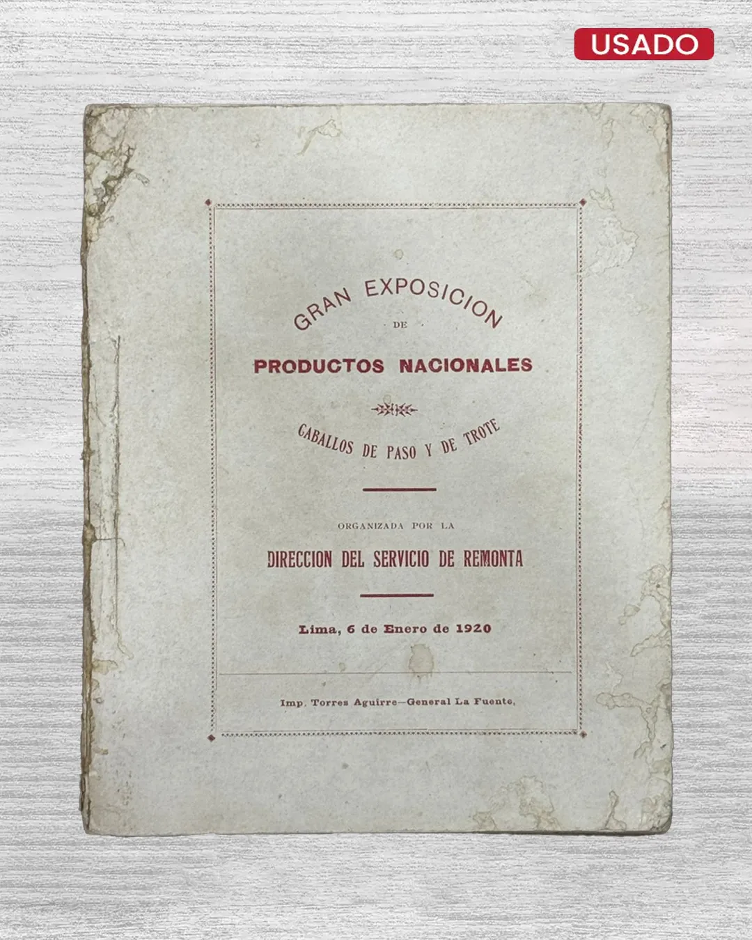 GRAN EXPOSICIÓN DE PRODUCTOS NACIONALES – CABALLOS DE PASO Y DE TROTE