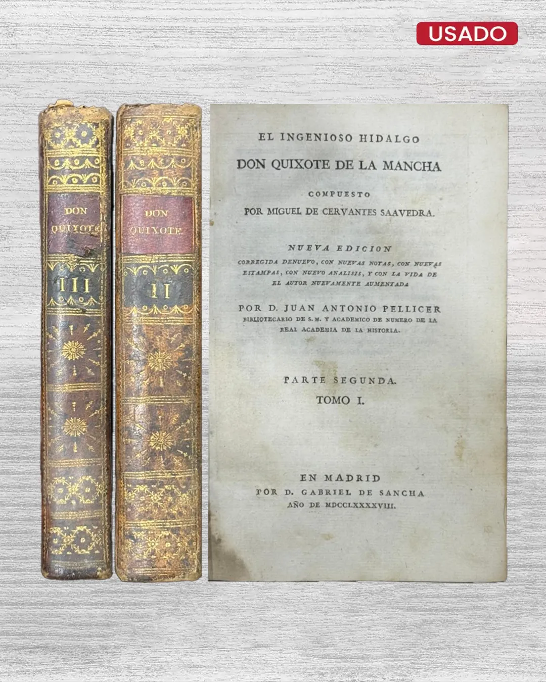 DON QUIJOTE (TOMO II Y III)