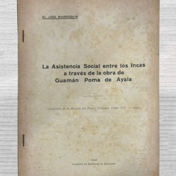 LA ASISTENCIA SOCIAL ENTRE LOS INCAS A TRAVÉS DE LA OBRA DE GUAMÁN POMA DE AYALA