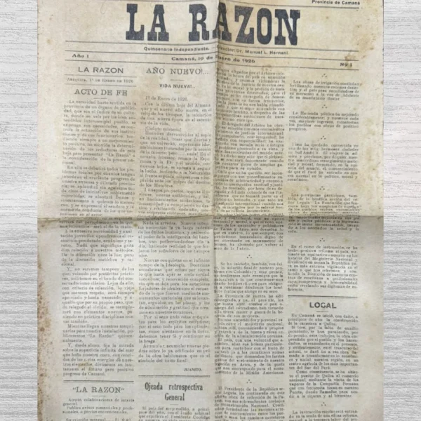 QUINCENARIO INDEPENDIENTE LA RAZON (20 NUMEROS )