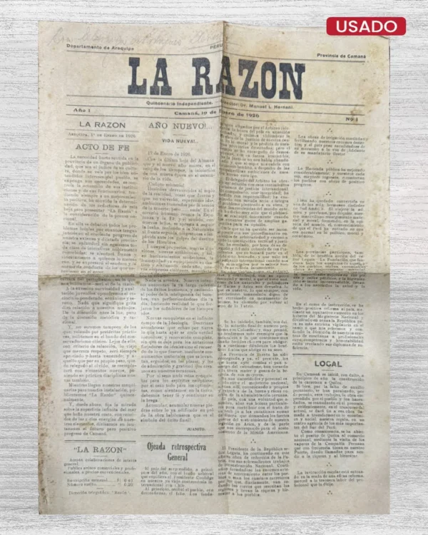 QUINCENARIO INDEPENDIENTE LA RAZON (20 NUMEROS )