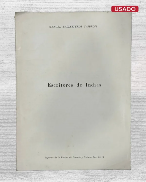 ESCRITORES DE INDIAS