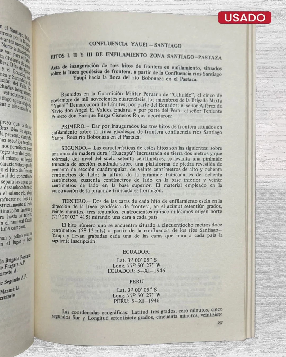 LÍMITES INTERNACIONALES DEL PERÚ: DOCUMENTOS BÁSICOS (CUENTA CON MAPAS) - Imagen 2