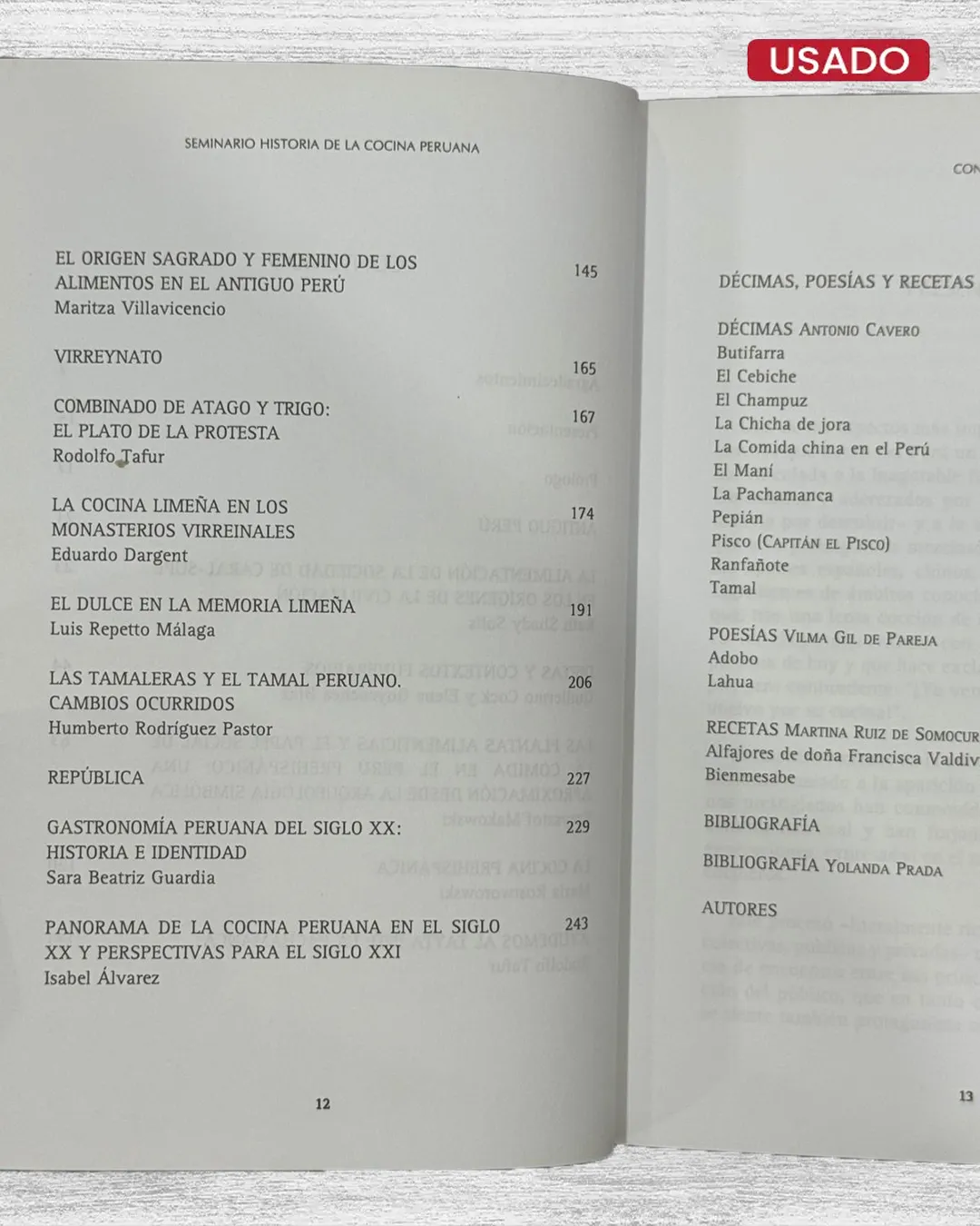HISTORIA DE LA COCINA PERUANA (SEMINARIO) - Imagen 3