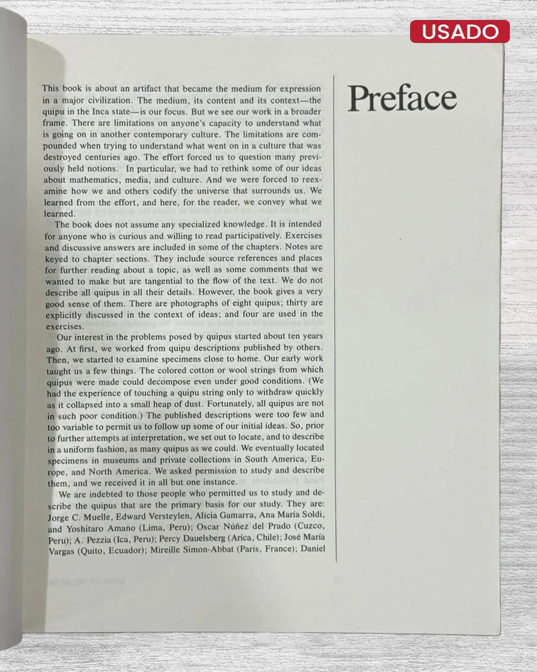 MATHEMATICS OF THE INCAS. CODE OF THE QUIPU (TEXTO EN INGLÉS) - Imagen 2