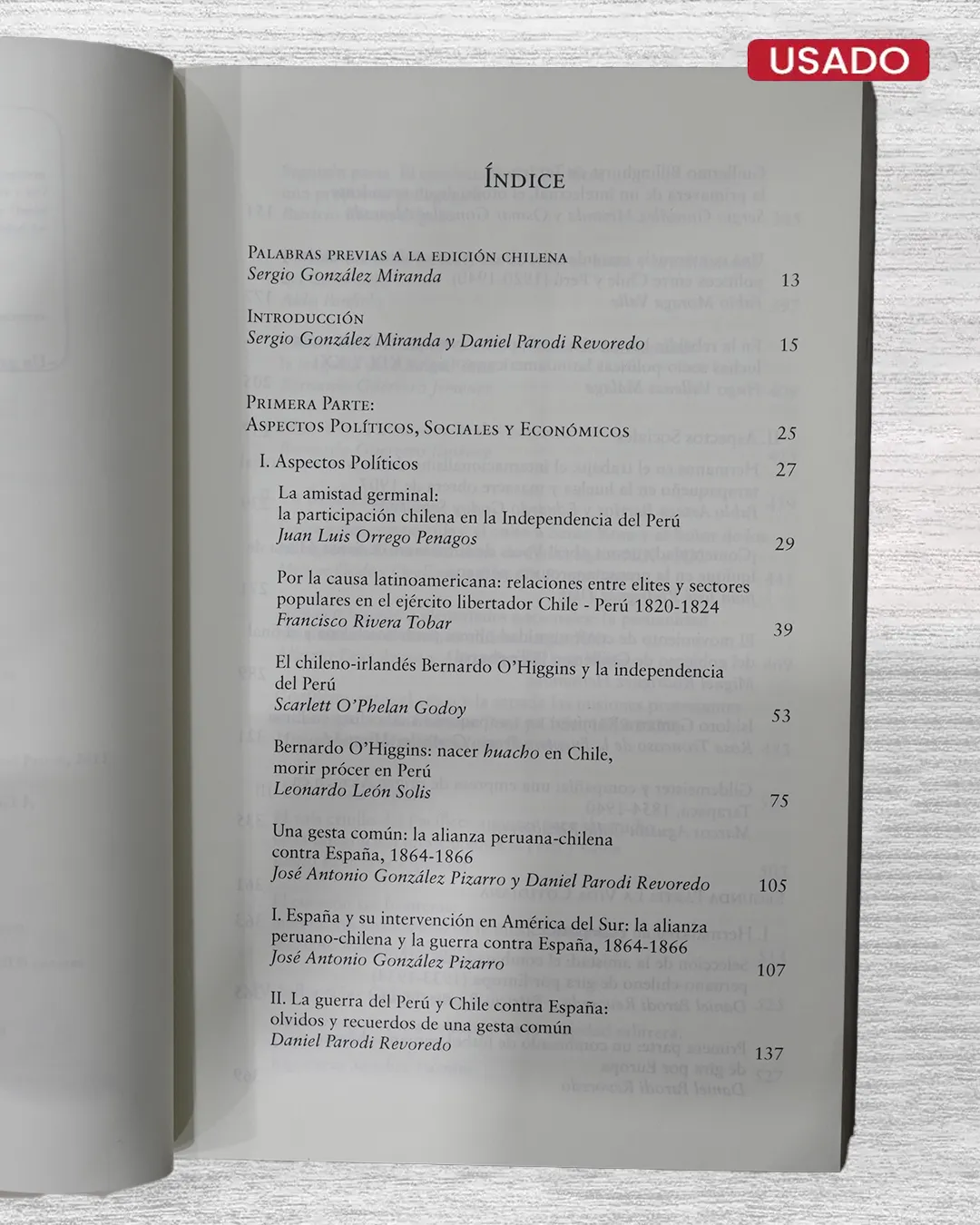 LAS HISTORIAS QUE NOS UNEN. EPISODIOS POSITIVOS EN LAS RELACIONES PERUANO-CHILENAS, SIGLOS XIX Y XX (CON FIRMA DE UNO DE LOS AUTORES) - Imagen 2