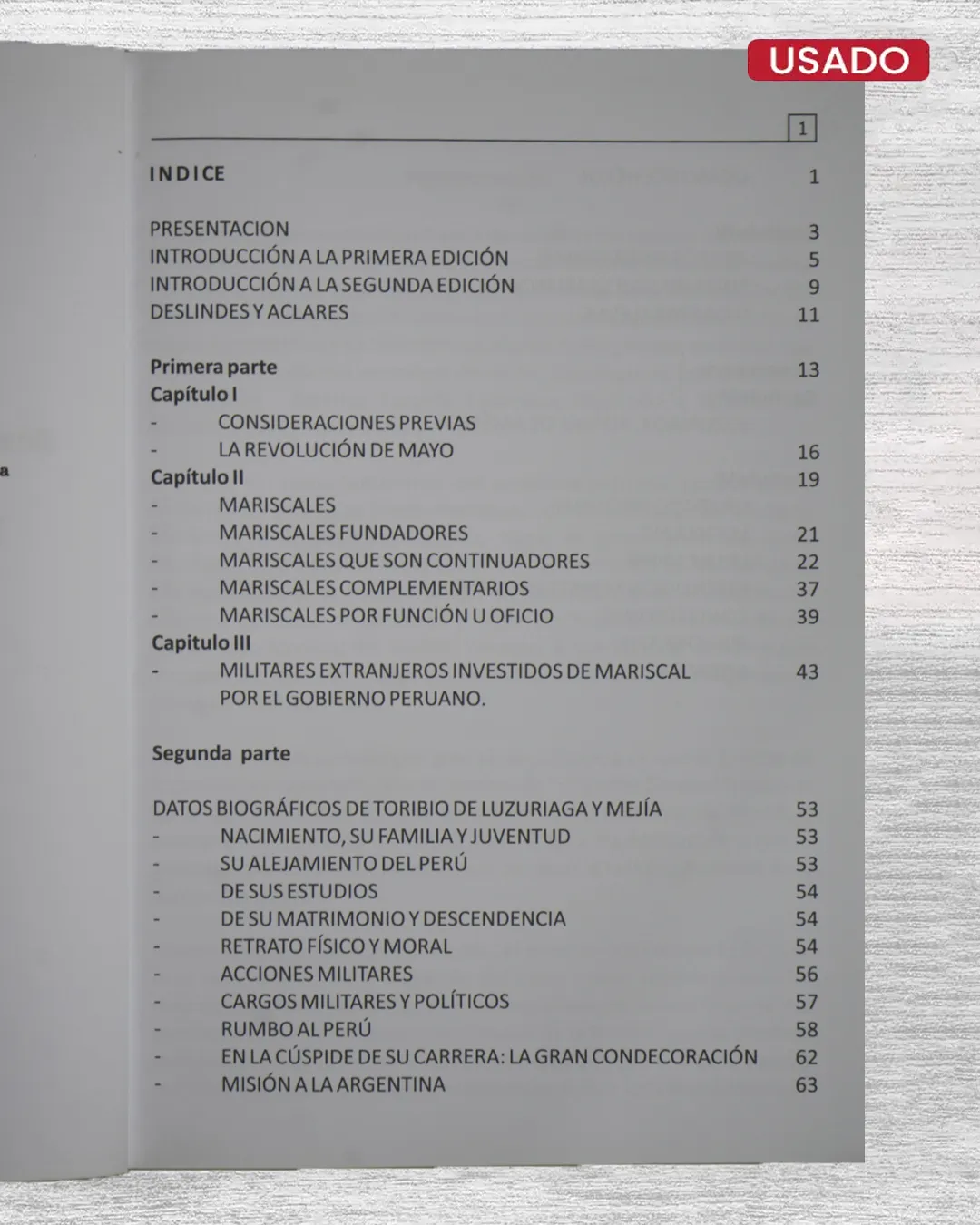 DON TORIBIO DE LUZURIAGA Y MEJÍA, PRIMER GRAN MARISCAL Y OTROS MARISCALES DEL PERÚ - Imagen 2